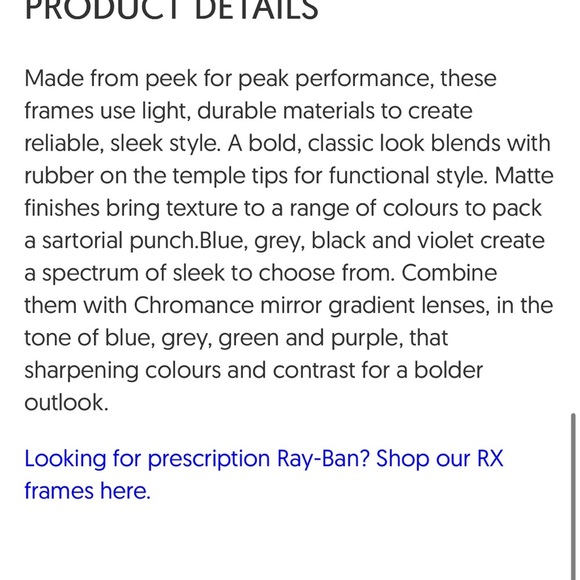 Ray-Ban RB4330 Chromance Polarized Sunglasses- Unisex - Picture 2 of 6